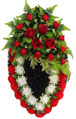 П634 Капля с красными розами