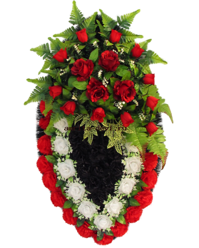 Капля с красными розами