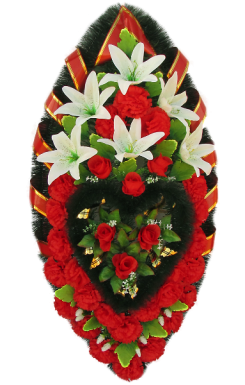 П667 Венок  Сердце 