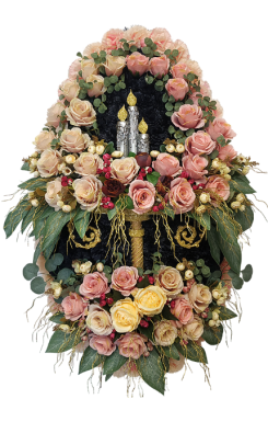 Венок свечи С750