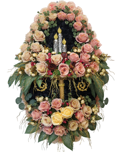 Венок свечи С750