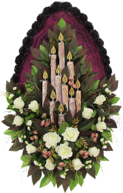 С700 Венок Свечи