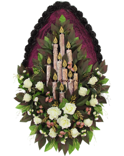 С700 Венок Свечи