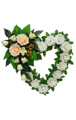 Венок сердце ПС03