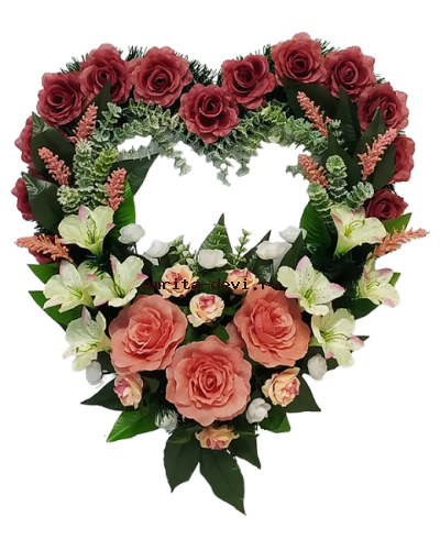 Венок сердце ПС09